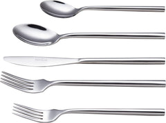 EXZACT 20pcs Cutlery Set Forged Stainless Steel. Dish Washer Safe, Serve for 4