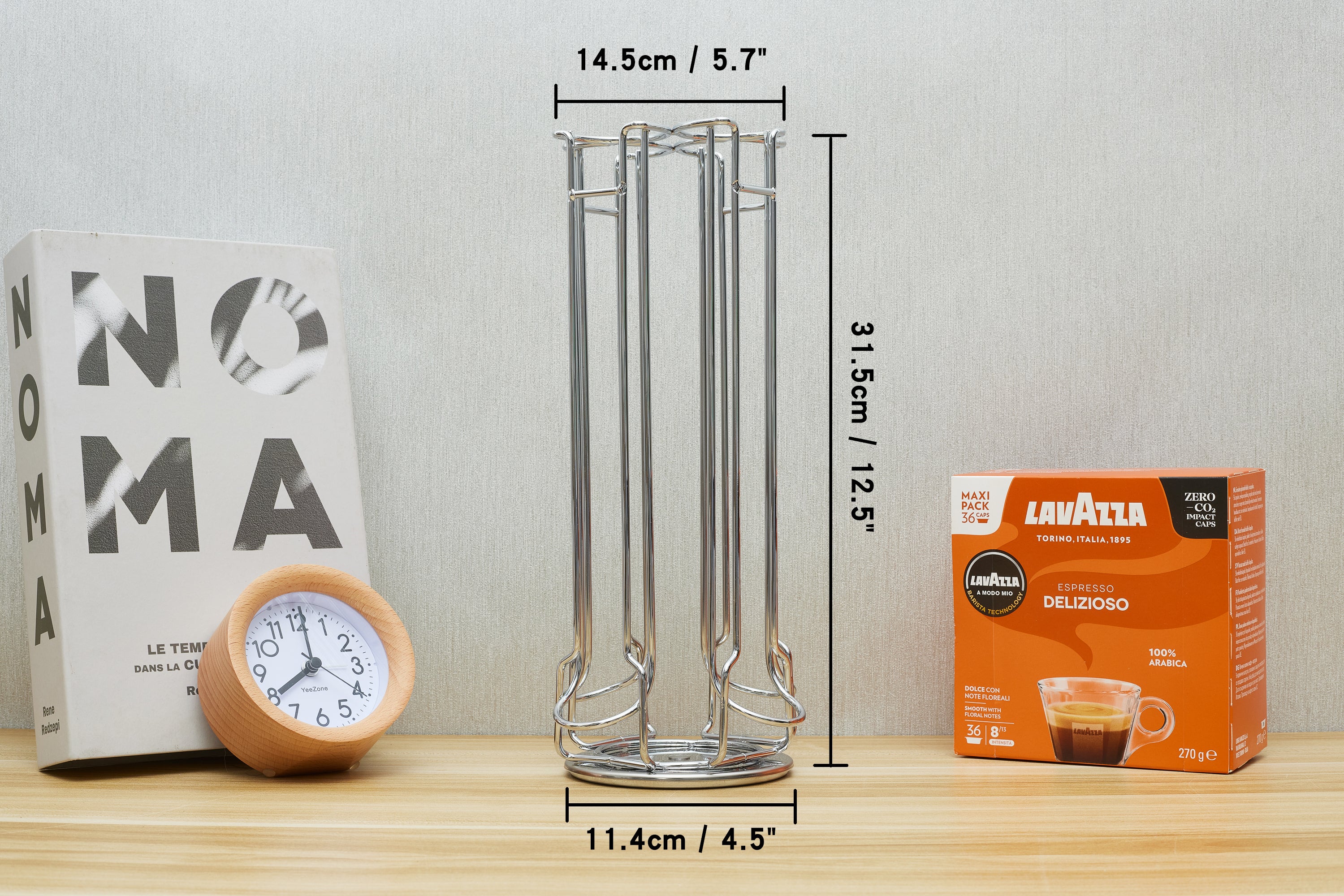 EXZACT Coffee Capsule Holder, Compatible with Lavazza Mio(Max Capacity 28pcs)