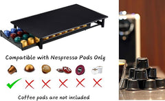 EXZACT Coffee Capsule Drawer for Nespresso Pods