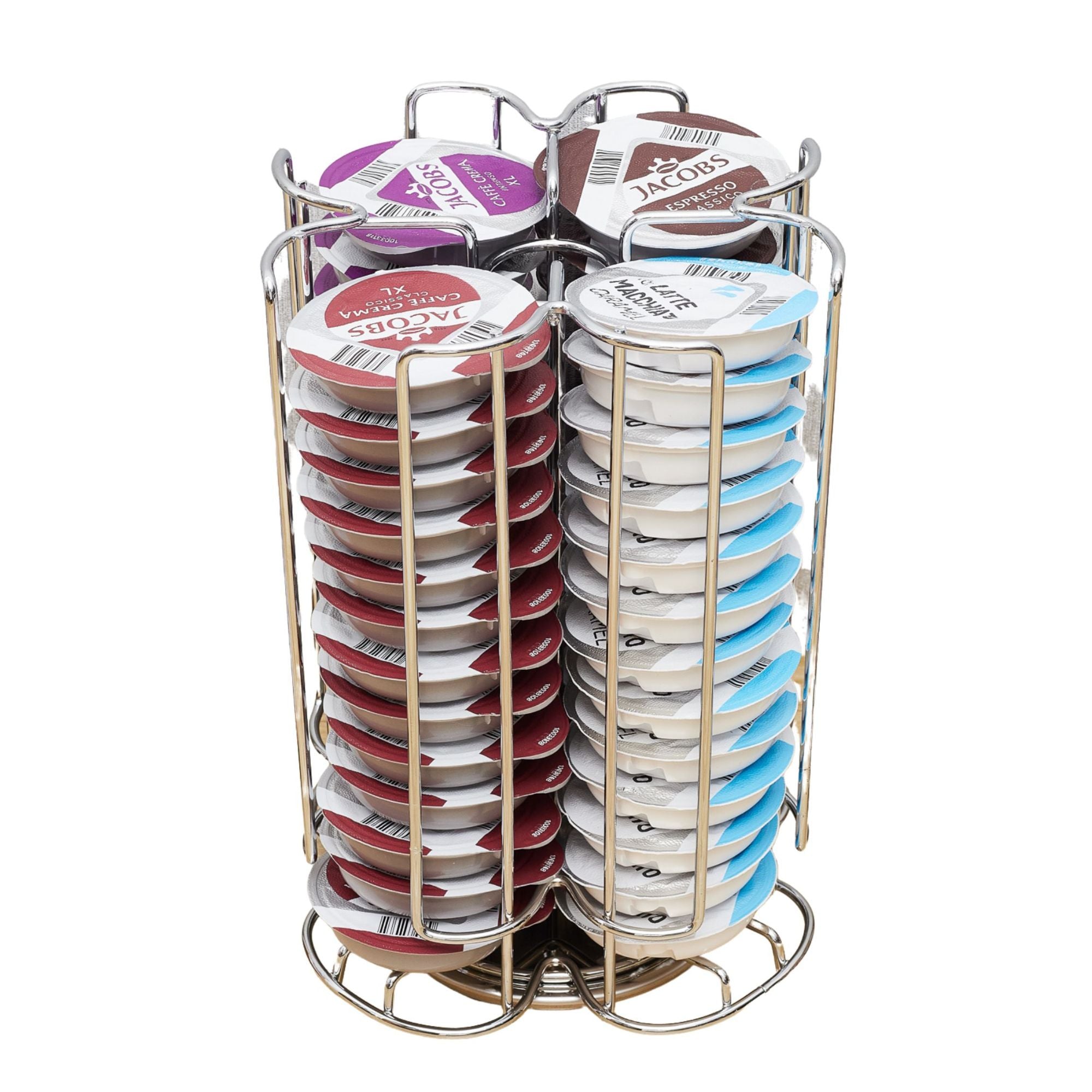 EXZACT Coffee Capsule Holder, Compatible with Tassimo Capsules(52pcs Max)