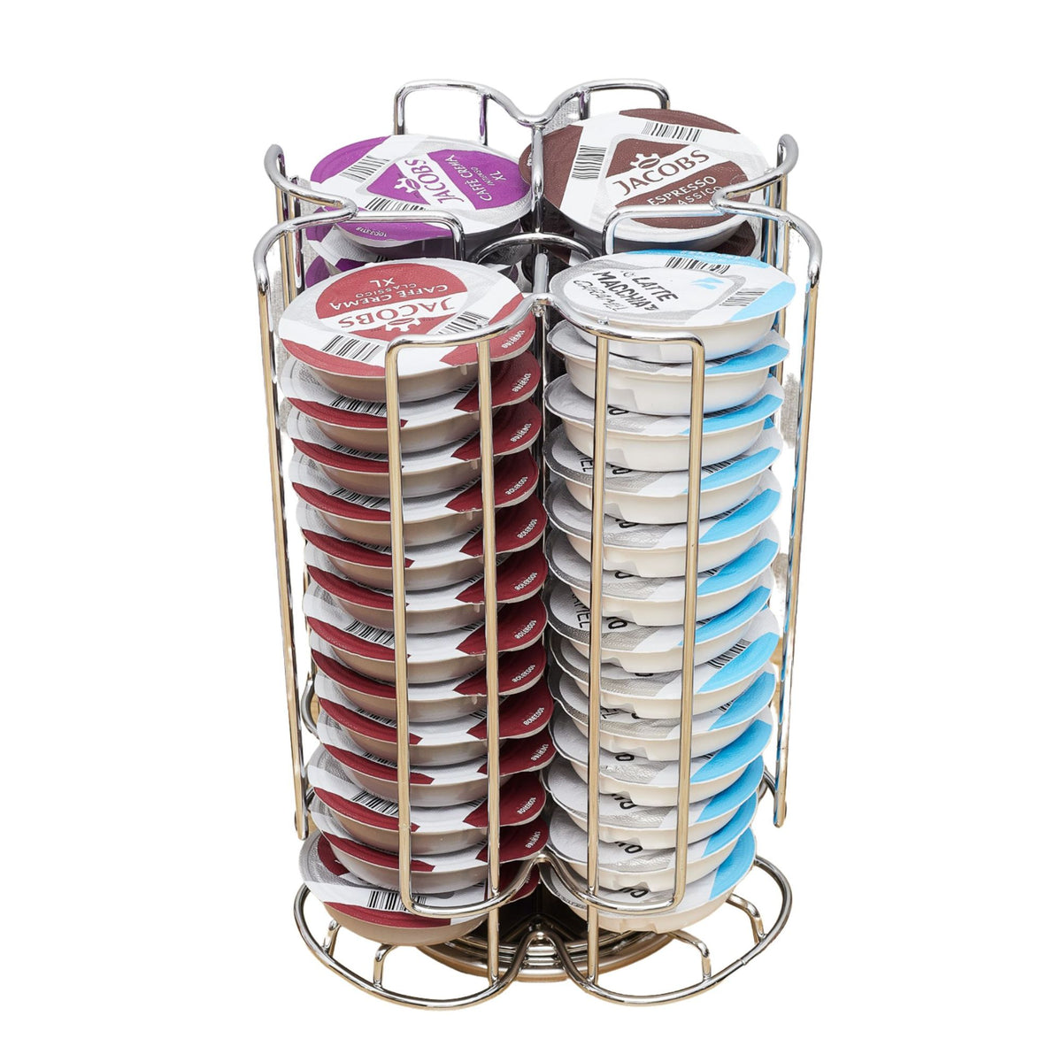 EXZACT Coffee Capsule Holder, Compatible with Tassimo Capsules(52pcs Max)
