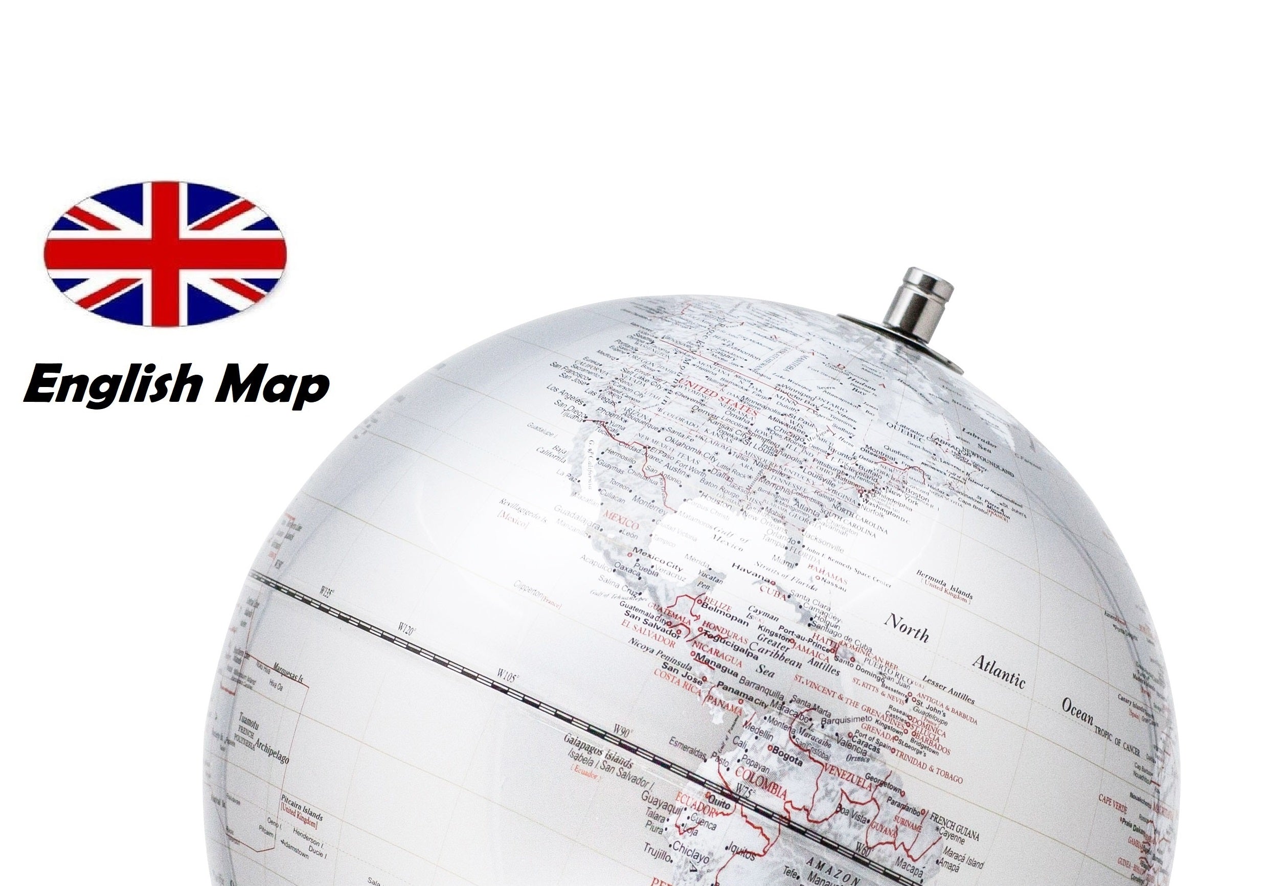 EXERZ 25cm World Globe - Perfect for Gifting