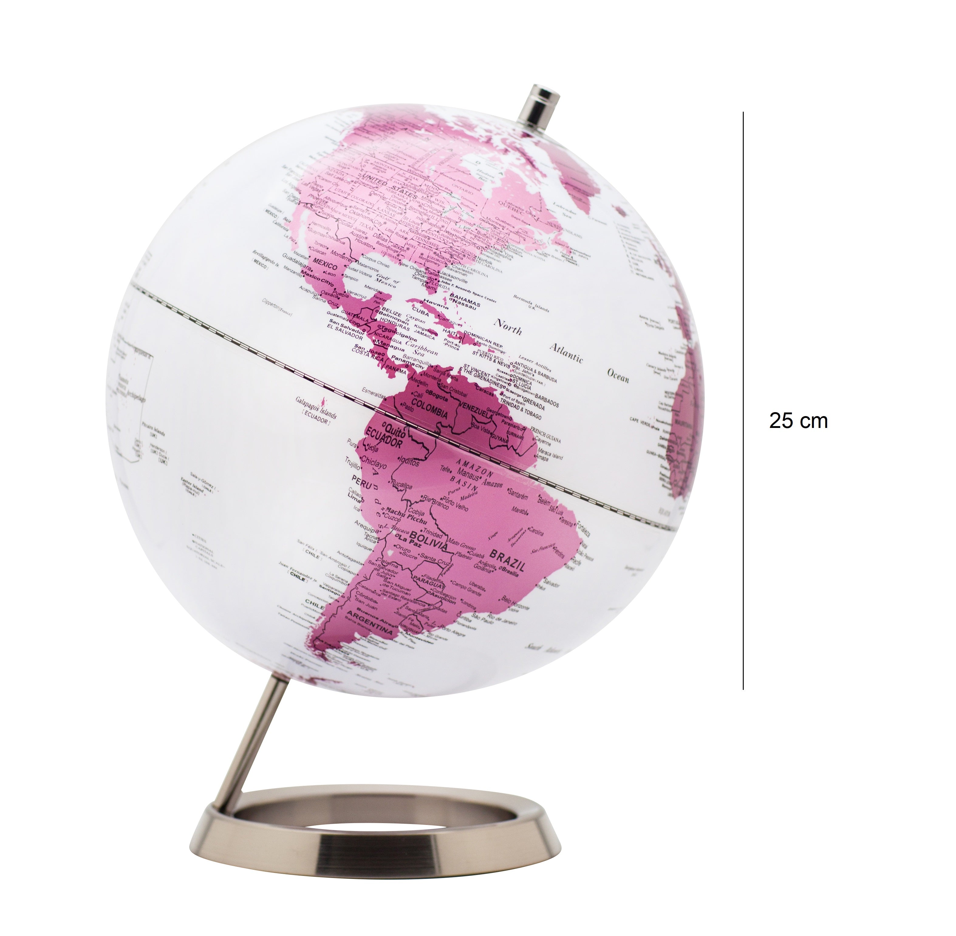 EXERZ 25cm World Globe - Perfect for Gifting