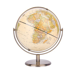 Exerz Antique Globe Metal Arc and Base Bronzed Colour