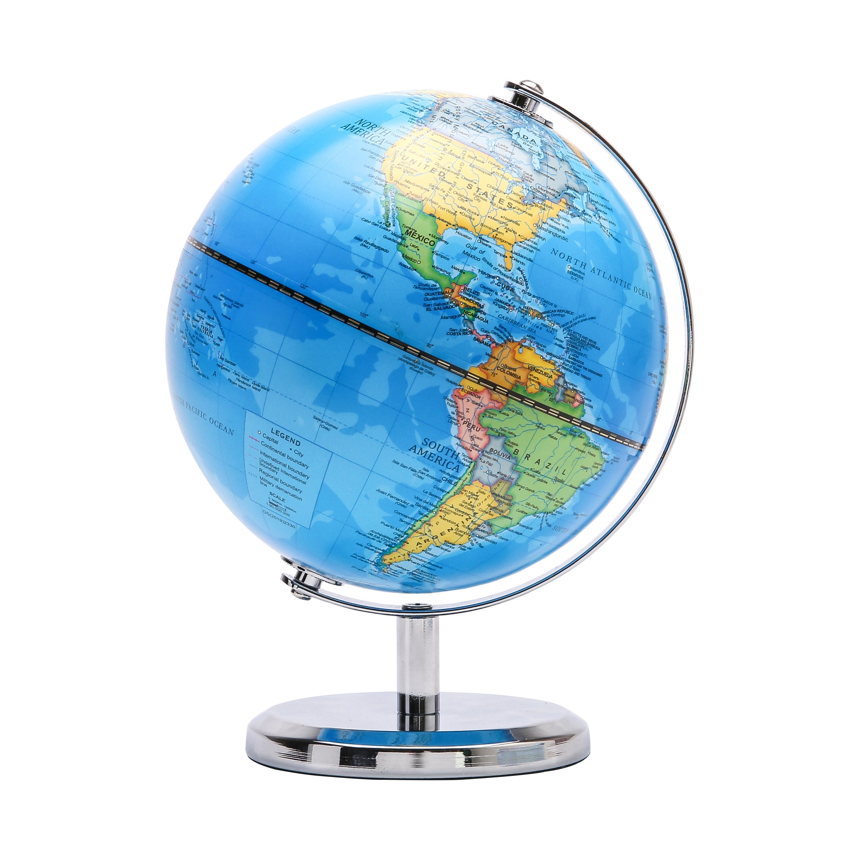 TOPGLOBE World Globe Mini Antique Globe - Educational