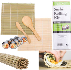 EXZACT Sushi Rolling Mat 4pcs Sushi Maker Kit