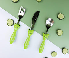 Exzact Children's Cutlery Stainless Steel /Kids Cutlery/Toddler Utensils/Flatware
