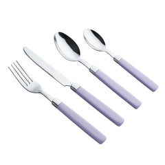 EXZACT Cutlery Set 16pcs Stainless Steel - Coloured Handles