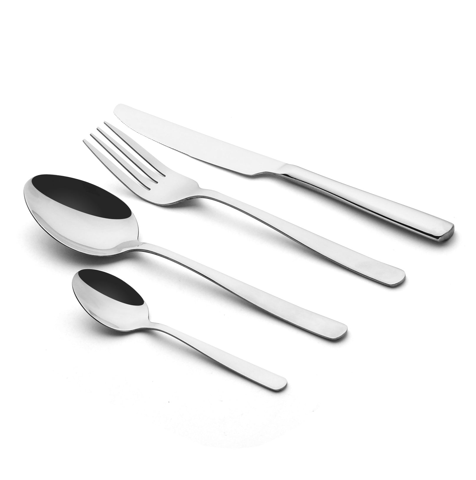 Exzact Cutlery Set – Premium Stainless Steel, Mirror Polished, Dishwasher Safe